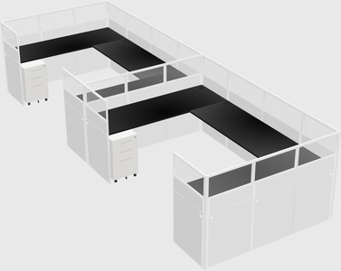 Cabine en u