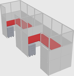 Cabine en u