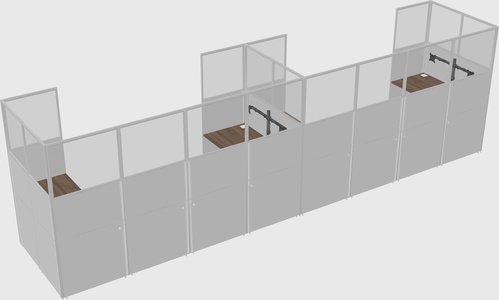 Cabine en u
