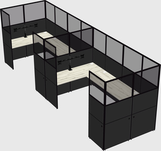 Cabine en u
