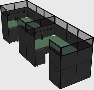 Cabine en u