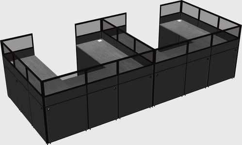 Cabine en u