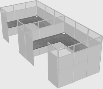 Cabine en u