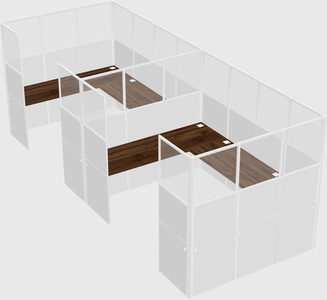 Cabine en u