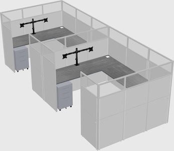 Cabine en u
