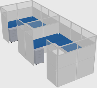 Cabine en u