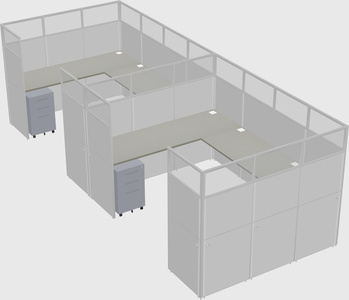 Cabine en u
