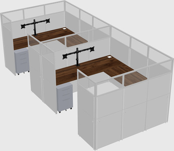 Cabine en u