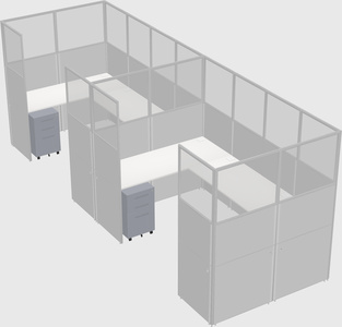 Cabine en u