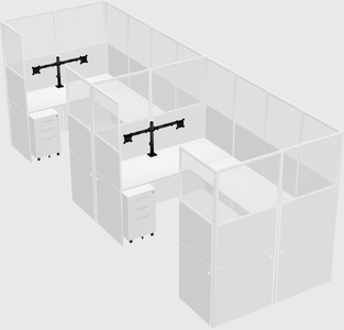 Cabine en u