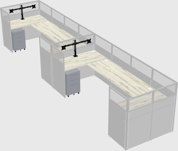 Cabine en u