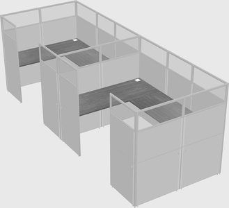 Cabine en u