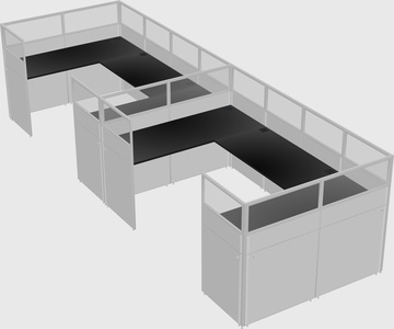 Cabine en u