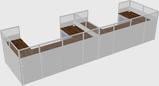 Cabine en u