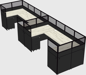 Cabine en u