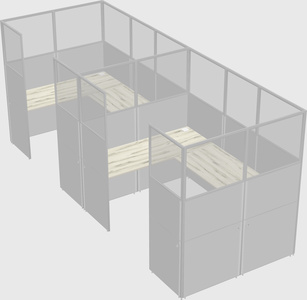Cabine en u