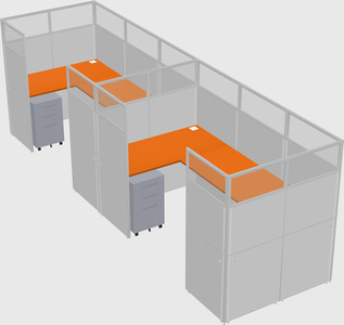 Cabine en u