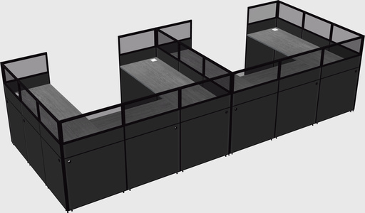 Cabine en u