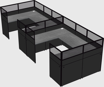 Cabine en u