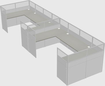 Cabine en u