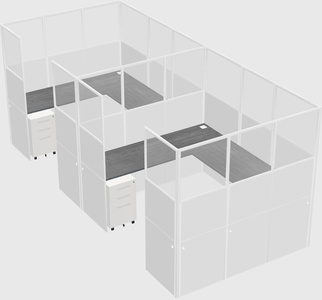 Cabine en u