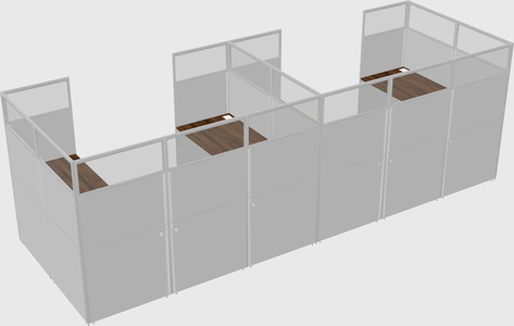 Cabine en u