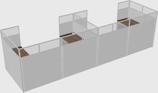 Cabine en u