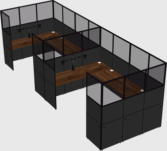 Cabine en u