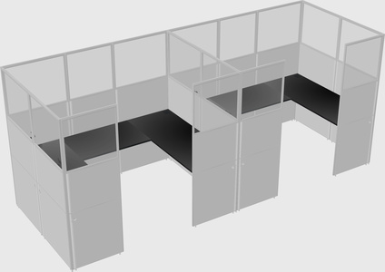 Cabine en u