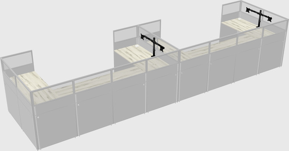 Cabine en u