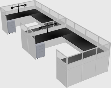Cabine en u
