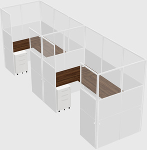 Cabine en u