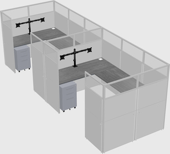 Cabine en u