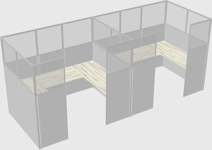Cabine en u