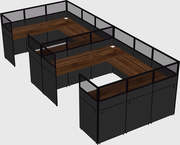 Cabine en u