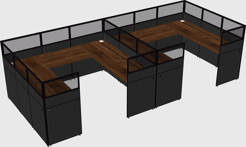 Cabine en u