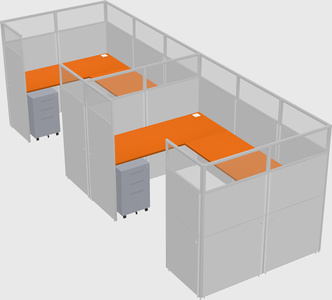 Cabine en u