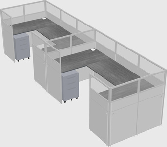 Cabine en u