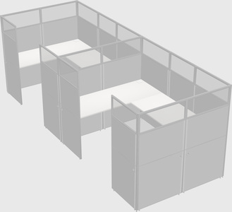Cabine en u
