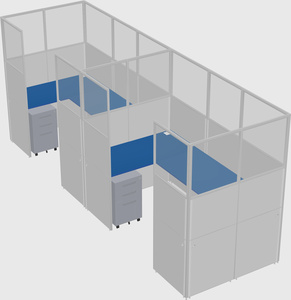 Cabine en u