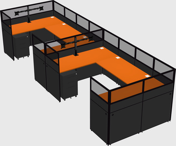 Cabine en u