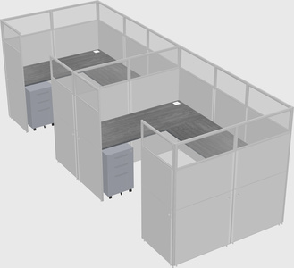 Cabine en u