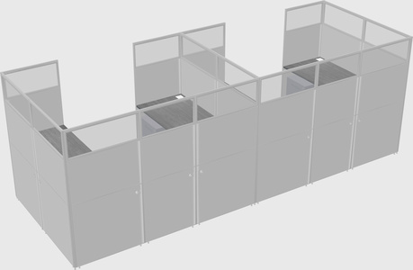 Cabine en u