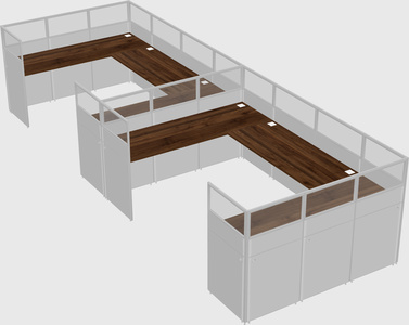 Cabine en u