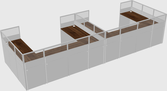 Cabine en u