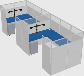 Cabine en u