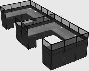 Cabine en u