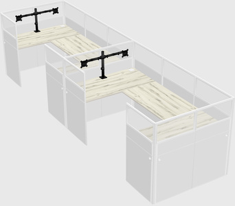 Cabine en u