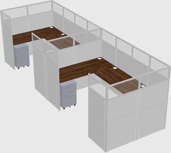 Cabine en u
