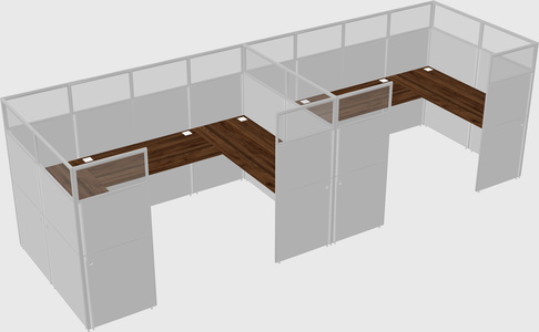 Cabine en u